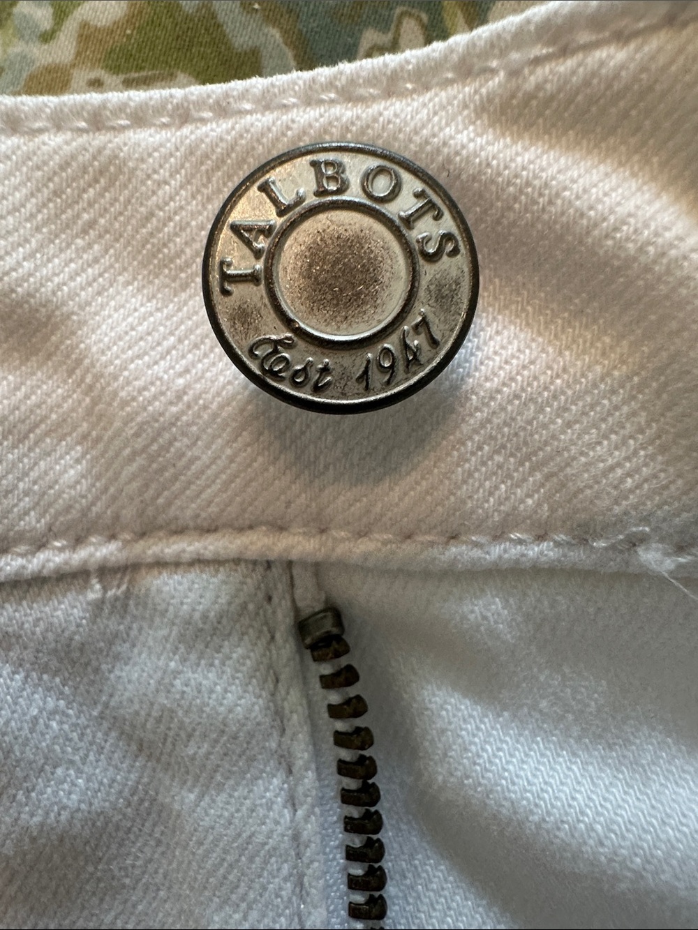 Talbots White Skinny Ankle Jeans with Stretchy Comfort - Picture 3 of 8